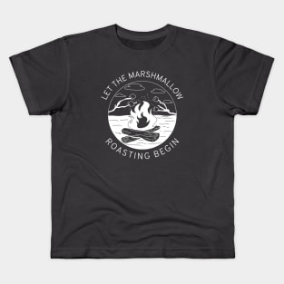 Let the Marshmallow Roasting Begin Kids T-Shirt